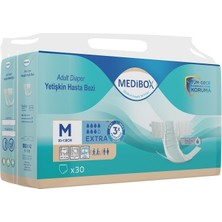Medıbox Yetişkin Belbantlı Hasta Bezi Orta Boy Medium 30 Adet Erkek Kadın - 1 Paket