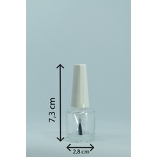 Boş Oje Şişesi 8 ml ( 5 Adet) Boş Silindir Şişe
