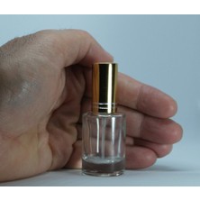 Parfüm Şişesi 12 ml (10 Adet) Metal ve Kapak Boş Şişe