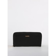 Fabrika Siyah Kadın 19X10X3 cm Deri Cüzdan Frkbyn 510