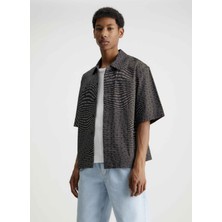 Calvin Klein Jeans Normal Siyah Baskılı Erkek Gömlek J30J3259380GP