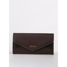 Fabrika Kahve Kadın 20X10X3 cm Deri Cüzdan Frkbyn 511