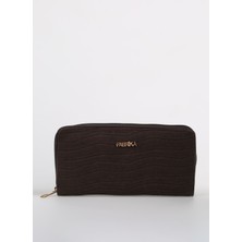 Fabrika Kahve Kadın 19X10X3 cm Deri Cüzdan Frkbyn 510