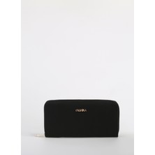 Fabrika Siyah Kadın 19X10X3 cm Deri Cüzdan Frkbyn 510