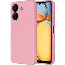 Caseart Xiaomi Poco C65 Kapak Kamera Korumalı Içi Kadife Lansman Silikon Kılıf - Pembe