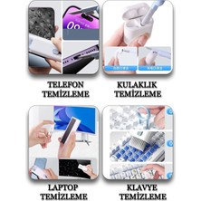 Ecuy 7ın1 Çok Fonksiyonlu Bilgisayar, Laptop, Klavye, Telefon, Kulaklık Airpod Temizleyici Fırça Kit Seti