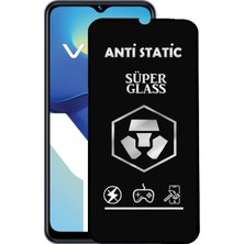 Caseart Vivo Y33S Tam Kaplayan Anti Statik Dayanıklı Süper Cam Ekran Koruyucu