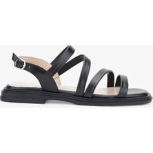 Valmenti Avıor Kadın Siyah  Sandalet 775 2400 Bn Sndlt Y24