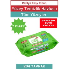 Pafilya Çamaşır Sulu Easy Clean Yüzey Temizlik Havlusu 2X102 (204 Yaprak)