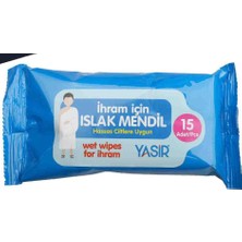 Yasir 2 Adet Kokusuz Islak Mendil Ihram Islak Mendil Hac Islak Mendil Umre Islak Mendil