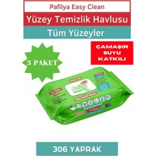 Pafilya Çamaşır Sulu Easy Clean Yüzey Temizlik Havlusu 3X102 (306 Yaprak)