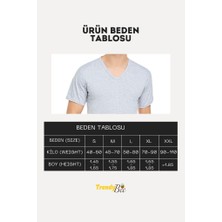 Erkek V Yaka Yarım Kol Fanila 6'lı Paket
