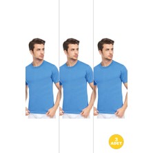 Cnt Erkek Slim Fit Sıfır Yaka Fanila T-Shirt 3'lü Paket