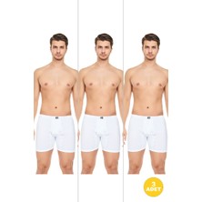 Cnt Erkek Penye Kumaş Uzun Paçalı Likralı Külot 3'lü Paket