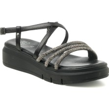 Comart Kadın Sandalet 8H5193PM Comart Vıtello Pelle B2 Nero