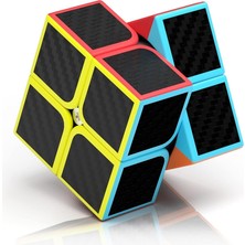 Kuzey Oyuncak 2 Set Professıonal Qy Speed Corbon Fiber Cube Vıp 2li Set 2x2 Zeka Küpü 3x3 Zeka Küpü Rubiks Cube