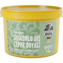 Düfa Diamond Silikonlu Dış Cephe Beyaz 3 kg