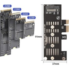 Wiberc Pci-E Express 3.0 To Nvme SSD M.2 M Key Çevirici Kart