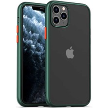 Hitit Cep iPhone 11 Pro Uyumlu Zore Hom Silikon-Yeşil