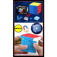 Toyfest Moyu Meilong 6x6  Magnetic Cube 6m V2 - Mıknatıslı Standlı Tornavidalı Stickersız Zeka Küp