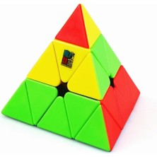 Toyfest Moyu Meilong Pyramid Magnetic Cube- Mıknatıslı Stickersız Akıl Zeka Rübik Küp