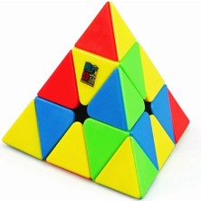 Toyfest Moyu Meilong Pyramid Magnetic Cube- Mıknatıslı Stickersız Akıl Zeka Rübik Küp