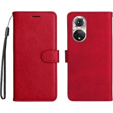 BDT Boutique Onur Için Flip Case 50 5g ile Yüksek Kaliteli Deri Klasik Düz Renk (Yurt Dışından)