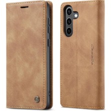 Samsung Galaxy S24 Artı Manyetik Kapatma Darbeye Vintage Için Flip Case (Yurt Dışından)