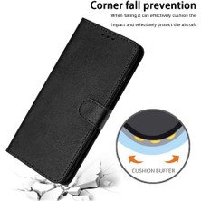 Kart Yuvası ile Infinix Not 40 4g Pu Deri Saf Renk Için Flip Case (Yurt Dışından)