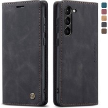 BDT Boutique Samsung Galaxy S23 Vintage Pu Deri Cüzdan Manyetik Kılıf Için Flip Case (Yurt Dışından)