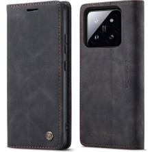 BDT Boutique Xiaomi 14 Için Flip Case Folio Kitap Manyetik Kapatma Darbeye Vaka (Yurt Dışından)