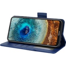 BDT Boutique Nokia X10 Için KILIF/X20 Cüzdan Kart Yuvaları Tutucu Manyetik Pu Deri Yan (Yurt Dışından)