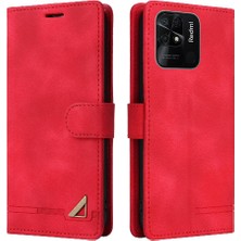 BDT Boutique Xiaomi Redmi 10C Için Flip Case Kapak Cüzdan Darbeye Basit Kılıf (Yurt Dışından)