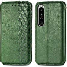 Mellow Shop Sony Xperia 1 Iv Için Kılıf Moda Tasarım Deri Kılıf Kapak Çevirin Cüzdan (Yurt Dışından)