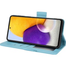 Mellow Shop Samsung Galaxy Için Kılıf A52S 5g Pu Deri Manyetik Yan Toka Kart Yuvaları (Yurt Dışından)