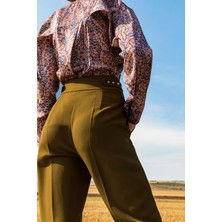 Kameya Yırtmaç Detaylı Pantolon 23W20124