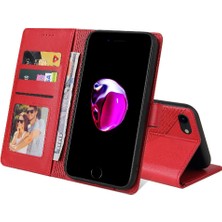 Mellow Shop Iphone 7/8 Kickstand Premium Deri Üç Kart Yuvaları Için Flip Case (Yurt Dışından)