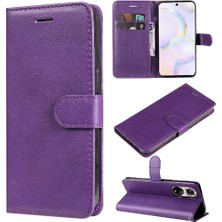 Mellow Shop Kart Yuvası ile Huawei Nova 9 Için Flip Case Iş Cüzdan Telefon Kılıfı Yüksek (Yurt Dışından)