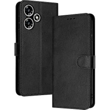 Mellow Shop Toka Saf Renk Kickstand Pu ile Infinix Sıcak 30 4g Için Flip Case (Yurt Dışından)