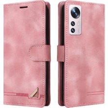 Mellow Shop Xiaomi 12 Için Flip Case Deri Kılıf Basit Iş Kapak Çevirin Darbeye (Yurt Dışından)