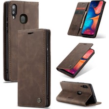 Mellow Shop Samsung Galaxy A20 Için Flip CASE/A30/M10S Flip Folio Kitap Vintage Pu Kılıf (Yurt Dışından)