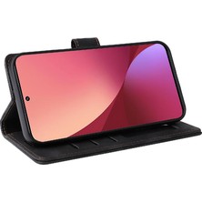 Mellow Shop Xiaomi 12 Için Flip Case Deri Kılıf Basit Iş Kapak Çevirin Darbeye (Yurt Dışından)