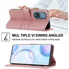 Mellow Shop Huawei Nova 9 Için Flip Case Kickstand Manyetik Kapatma Darbeye Pu Kılıf (Yurt Dışından)