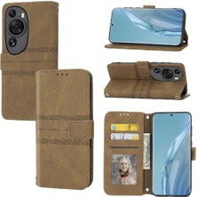 Mellow Shop Huawei Için Flip Case P60 Pro Cüzdan Kılıf Kickstand Pu Deri Darbeye (Yurt Dışından)