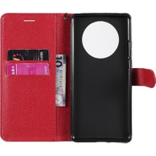 Mellow Shop Kart Yuvası ile Huawei Mate 40 Pro Için Flip Case Klasik Düz Renk Yüksek (Yurt Dışından)