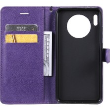 Mellow Shop Huawei Mate 30 Iş Cüzdan Telefon Kılıfı Için Flip Case Klasik Katı ile (Yurt Dışından)