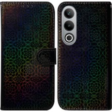 Mellow Shop Oneplus Nord Ce4 5g Glitter Renkli Kart Yuvası Premium Pu Için Flip Case (Yurt Dışından)