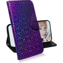 Mellow Shop Oppo A3 Pro 5g Için Flip Case Glitter Renkli Premium Pu Deri Kart Yuvası (Yurt Dışından)