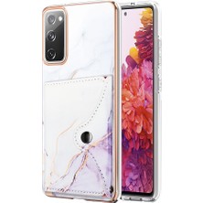 Mellow Shop Samsung Galaxy S20 Fe 5g/4g Ince Cüzdan Yumuşak Tpu Tampon Mermer (Yurt Dışından)