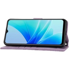 Mellow Shop Oppo Için Flip Case A54 4G/A77 4G/A77S Kickstand Cüzdan Kılıf Darbeye Pu (Yurt Dışından)